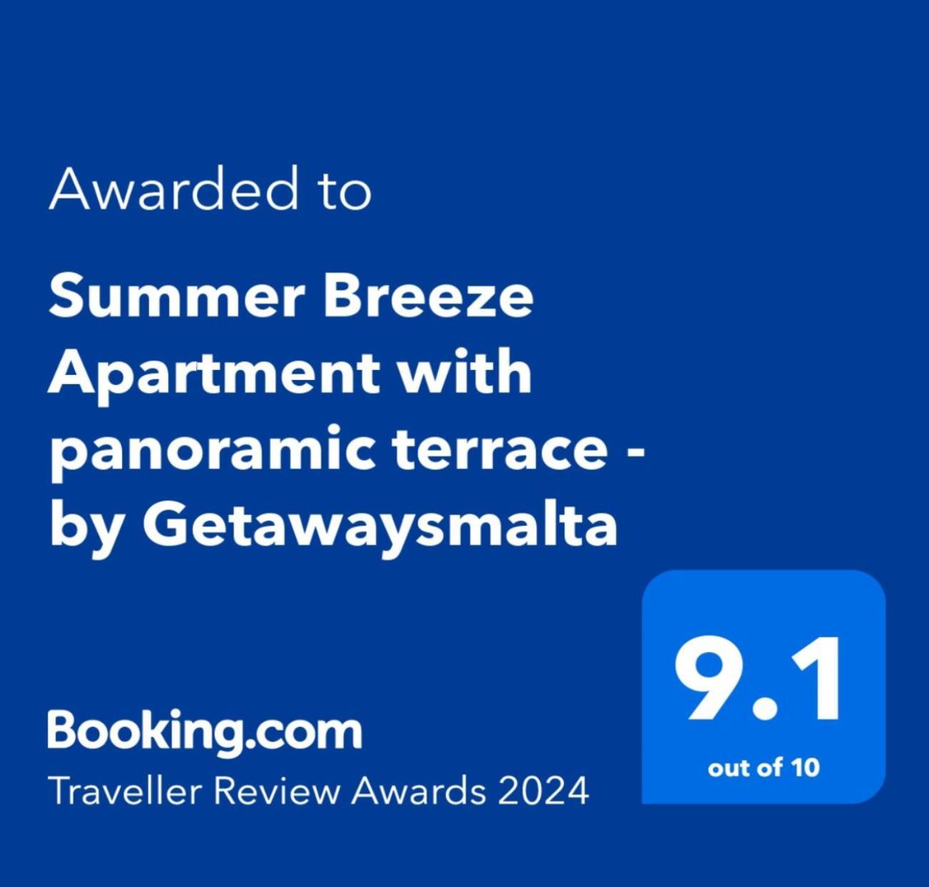 Summer Breeze Apartment With Panoramic Terrace - By Getawaysmalta Mellieha Exterior foto